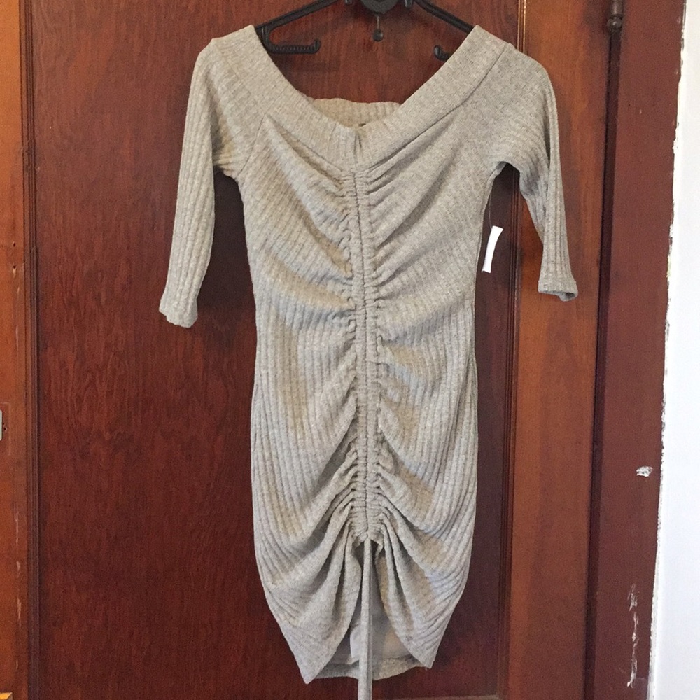 Charlotte Russe Off The Shoulder Sweater Dress